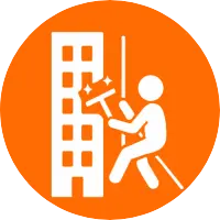 High rise exterior cleaning