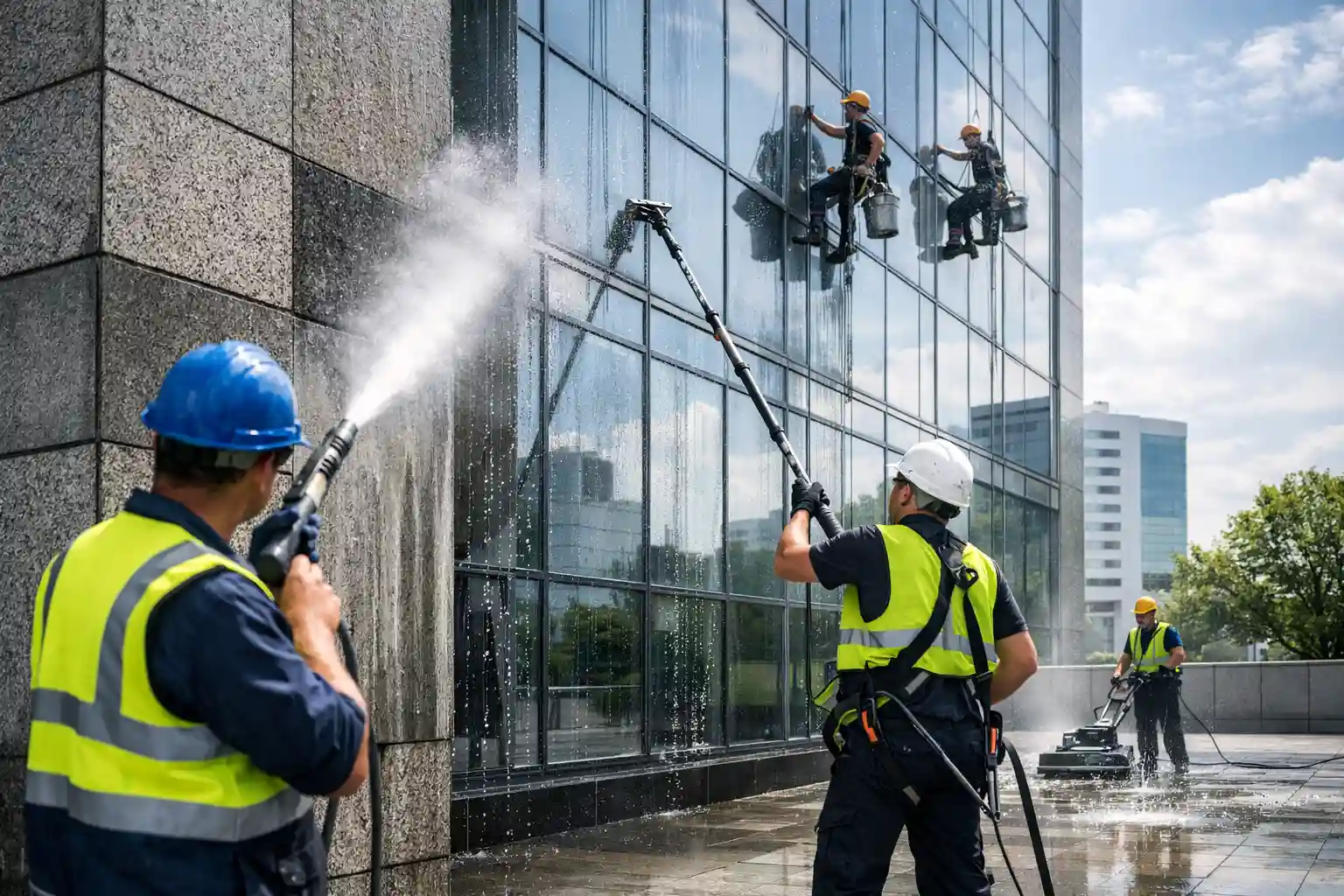 Building facade Cleaning
