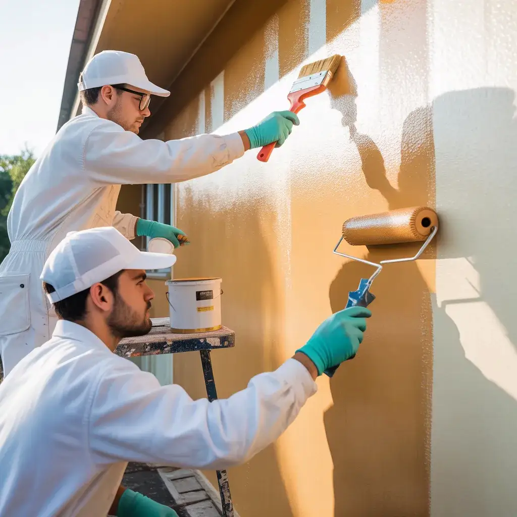 Outdoor wall paint