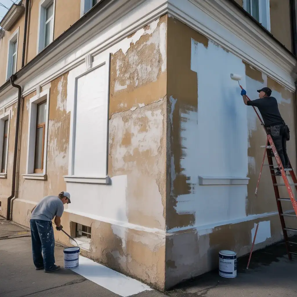 Building Paint Peeling