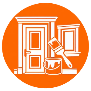 Orange Door Painting Icon