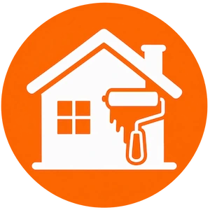 Orange House Painting Badge